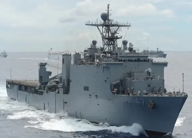 USS Rushmore Engages in Blockade Operations in Arabian Sea: US Central Command