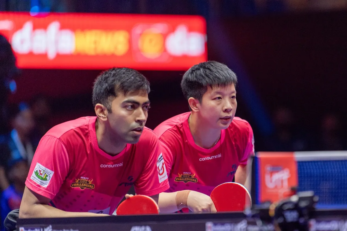 How did Harmeet and Krittwika lead Goa Challengers to victory?