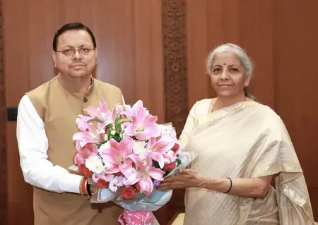 Did Uttarakhand CM Dhami Seek Support for Key Infrastructure Projects from FM Sitharaman?