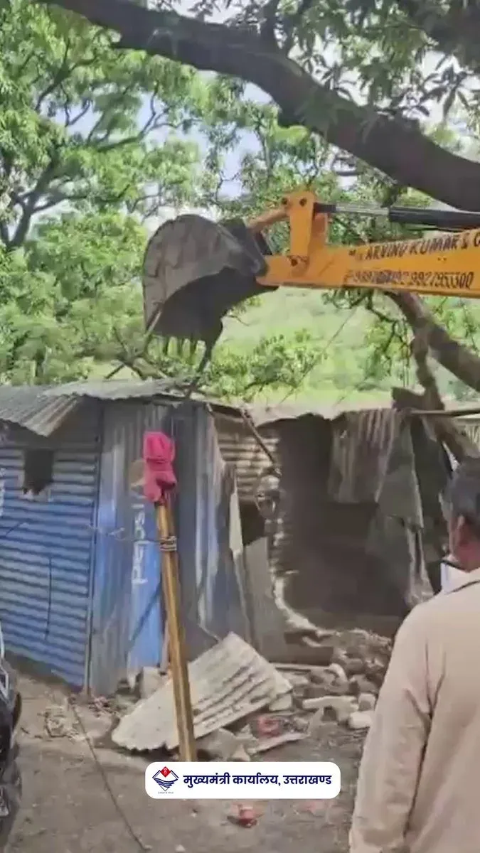 Uttarakhand CM Office Launches Anti-Encroachment Drive in Pauri Garhwal