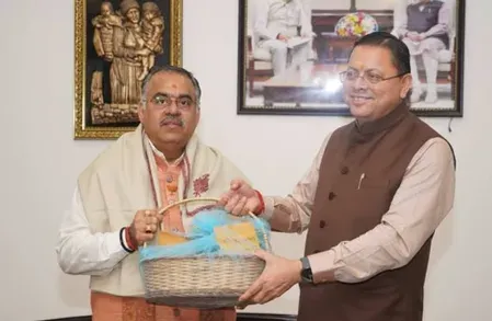 उत्तराखंड में भाजपा का 'मिशन 2027' तेज, सीएम धामी ने तरुण चुघ से की मुलाकात