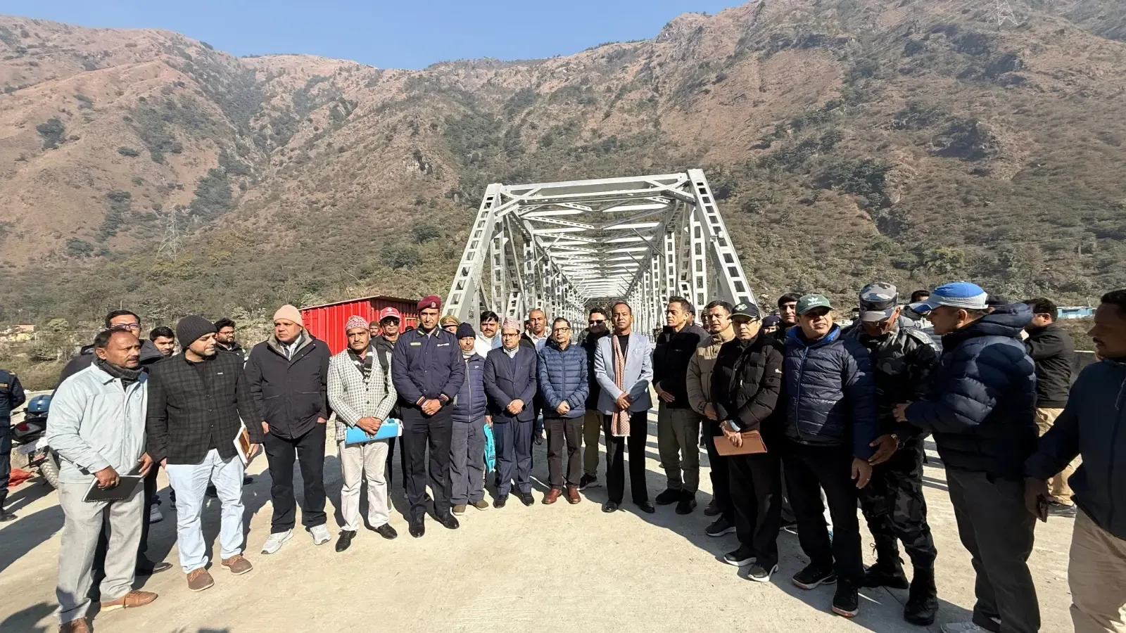 क्या नेपाल के राजदूत डॉ. शंकर प्रसाद शर्मा ने धारचूला में छारछुम मोटर पुल का निरीक्षण किया?