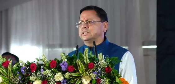 2035 तक उत्तराखंड को 'विकसित राज्य' बनाएंगे — CM पुष्कर सिंह धामी का ऋषिकेश में संकल्प