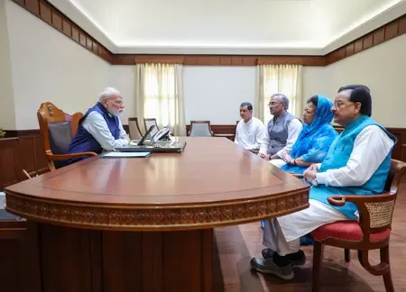 उत्तरकाशी धराली आपदा : उत्तराखंड के सांसदों से पीएम मोदी की मुलाकात, अनिल बलूनी से दी जानकारी