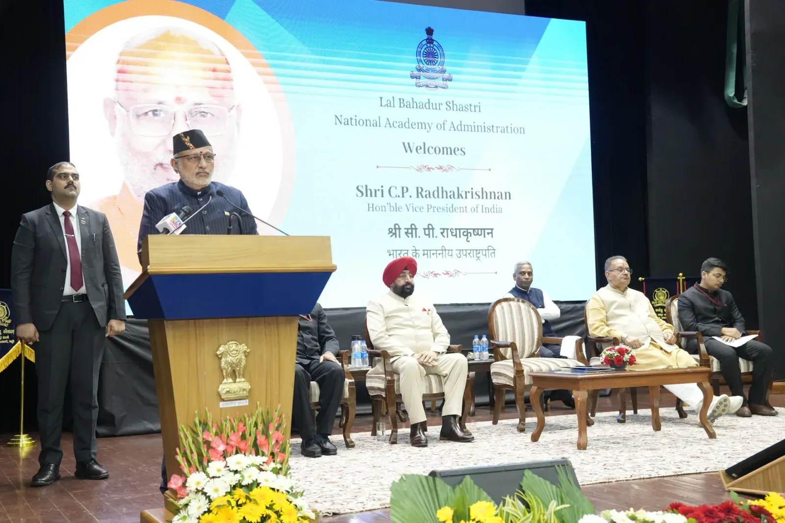 VP Radhakrishnan urges IAS officers to lead with integrity at LBSNAA valedictory