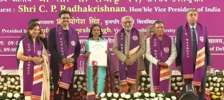 C.P. Radhakrishnan Awards Degrees to Over 1.2 Lakh Graduates at DU's 102nd Convocation