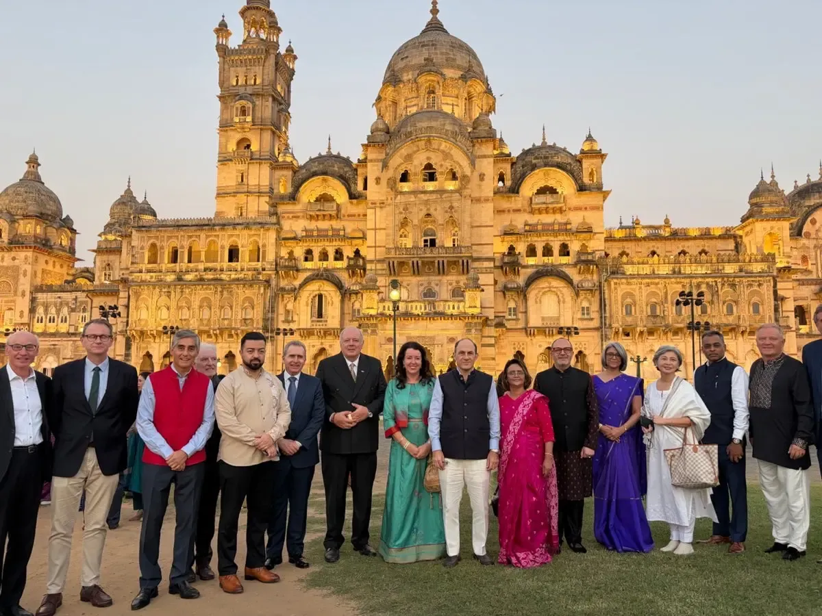 लक्ष्मी विलास पैलेस वडोदरा में सांस्कृतिक कूटनीति की शाम, दर्जनों देशों के राजदूत एक मंच पर