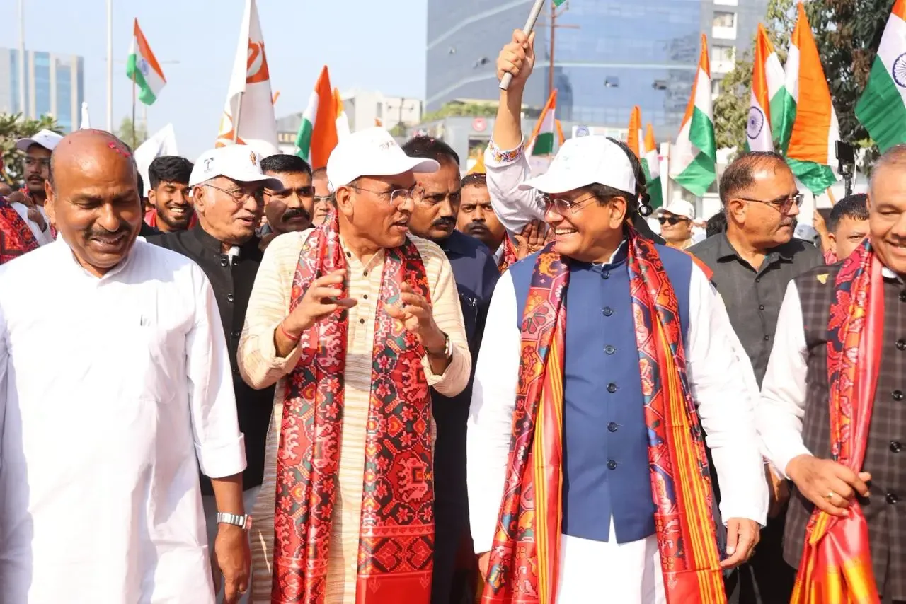 क्या वडोदरा में यूनिटी मार्च का चौथा दिन भी भव्य स्वागत प्राप्त हुआ?