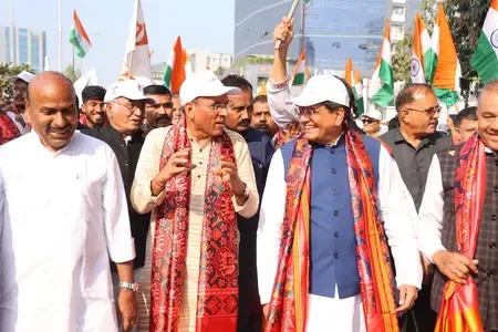 वडोदरा में यूनिटी मार्च का चौथे दिन भी भव्य स्वागत, पीयूष गोयल और मनसुख मांडविया भी हुए शामिल