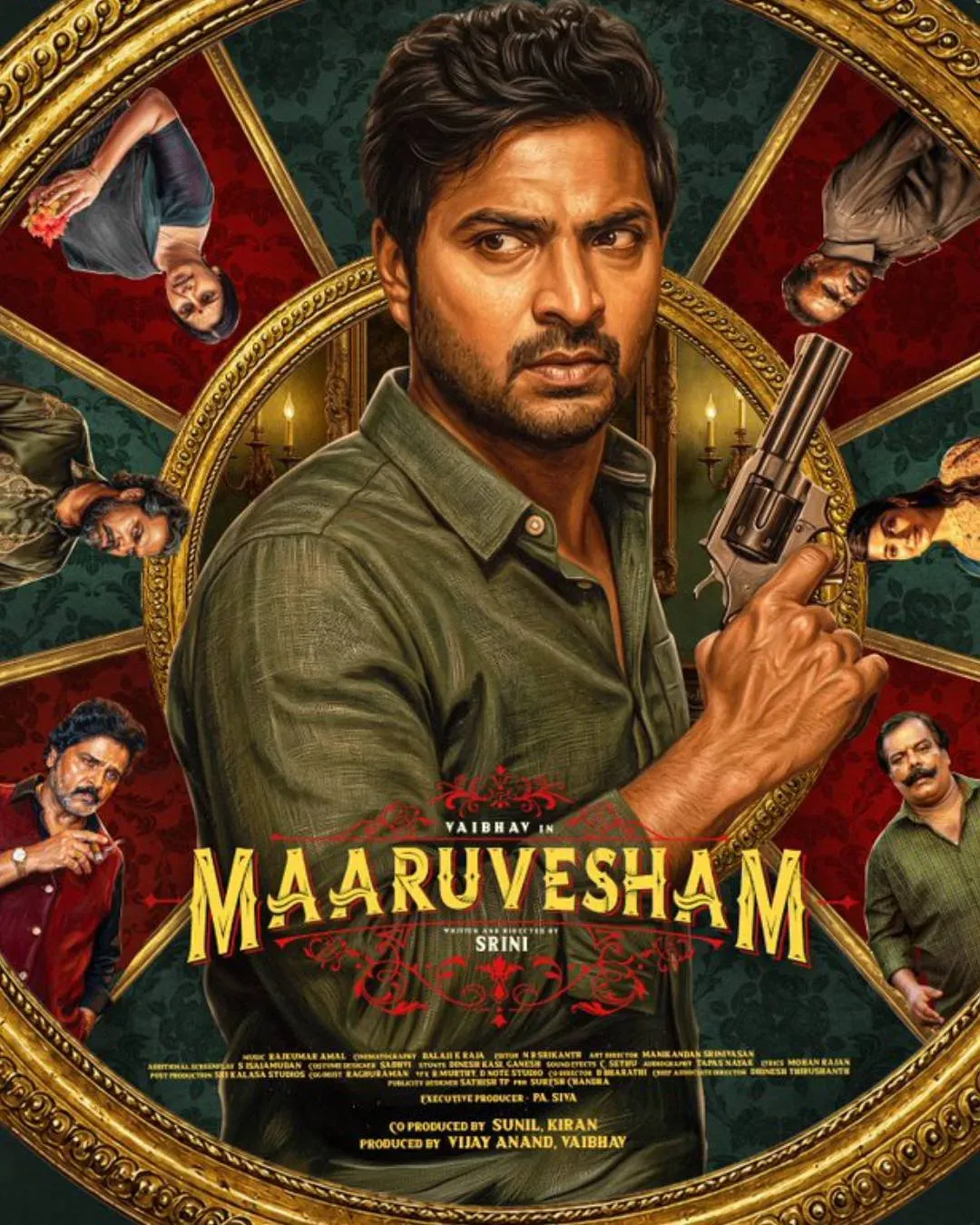 Maaruvesham first look: Vaibhav's 30th film is a murder mystery thriller