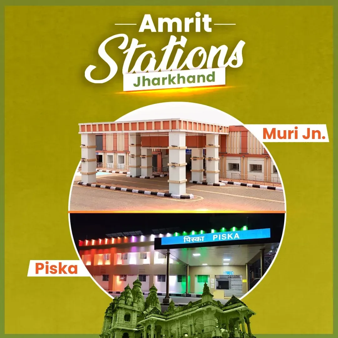 Vaishnaw Flags Muri Jn, Piska as Amrit Stations in Jharkhand