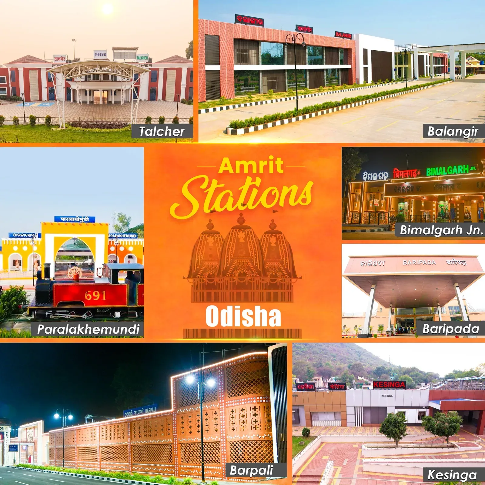 Vaishnaw Highlights 7 Amrit Stations Celebrating Odisha Heritage