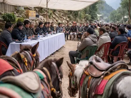 What Steps is the Vaishno Devi Shrine Board Taking for the Rehabilitation of Pony Operators?