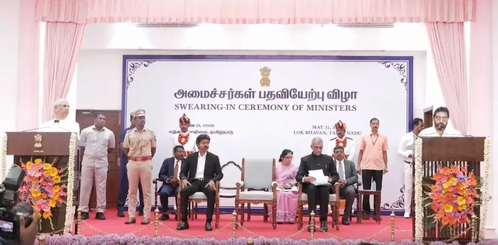 Vande Mataram row in Tamil Nadu: DMK slams Vijay govt over swearing-in order