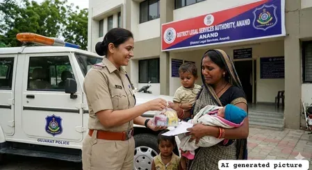 नाडियाड जेल में जन्मे शिशु को लेकर गुजरात पुलिस ने प्रवासी महिला को मध्य प्रदेश पहुँचाया