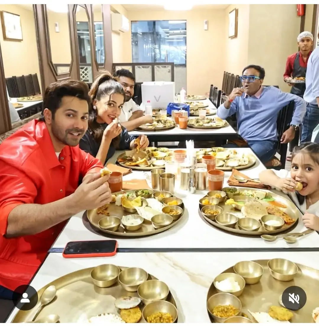 Varun Dhawan Relishes the Tastes of Gujarat Alongside Wamiqa Gabbi