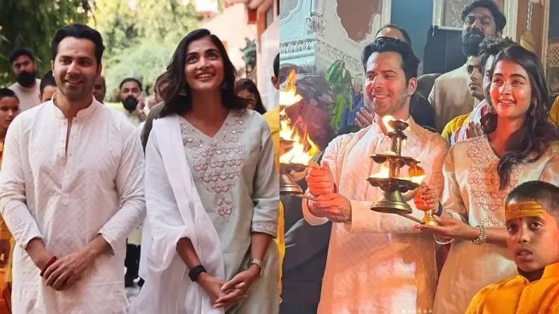 Varun Dhawan and Pooja Hegde Kick Off ‘Hain Jawani Toh Ishq Hona Hain’ Filming in Rishikesh