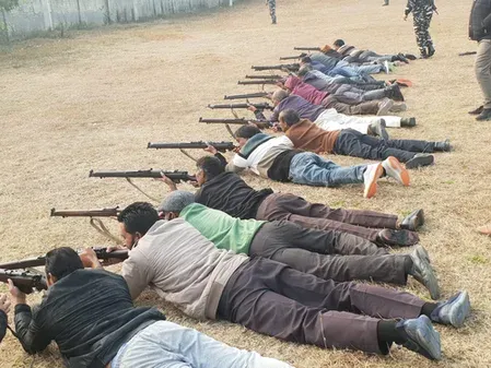 Doda VDC members trained in automatic weapons, guerrilla warfare tactics