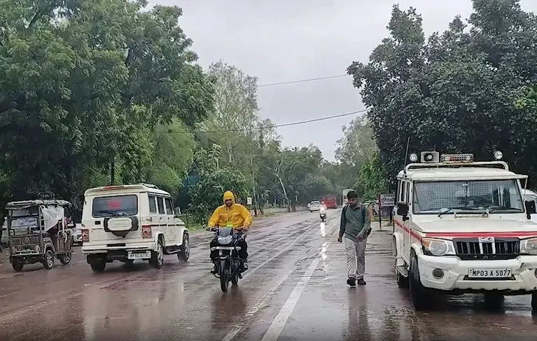 Very heavy rain alert in 13 Madhya Pradesh districts as depression persists