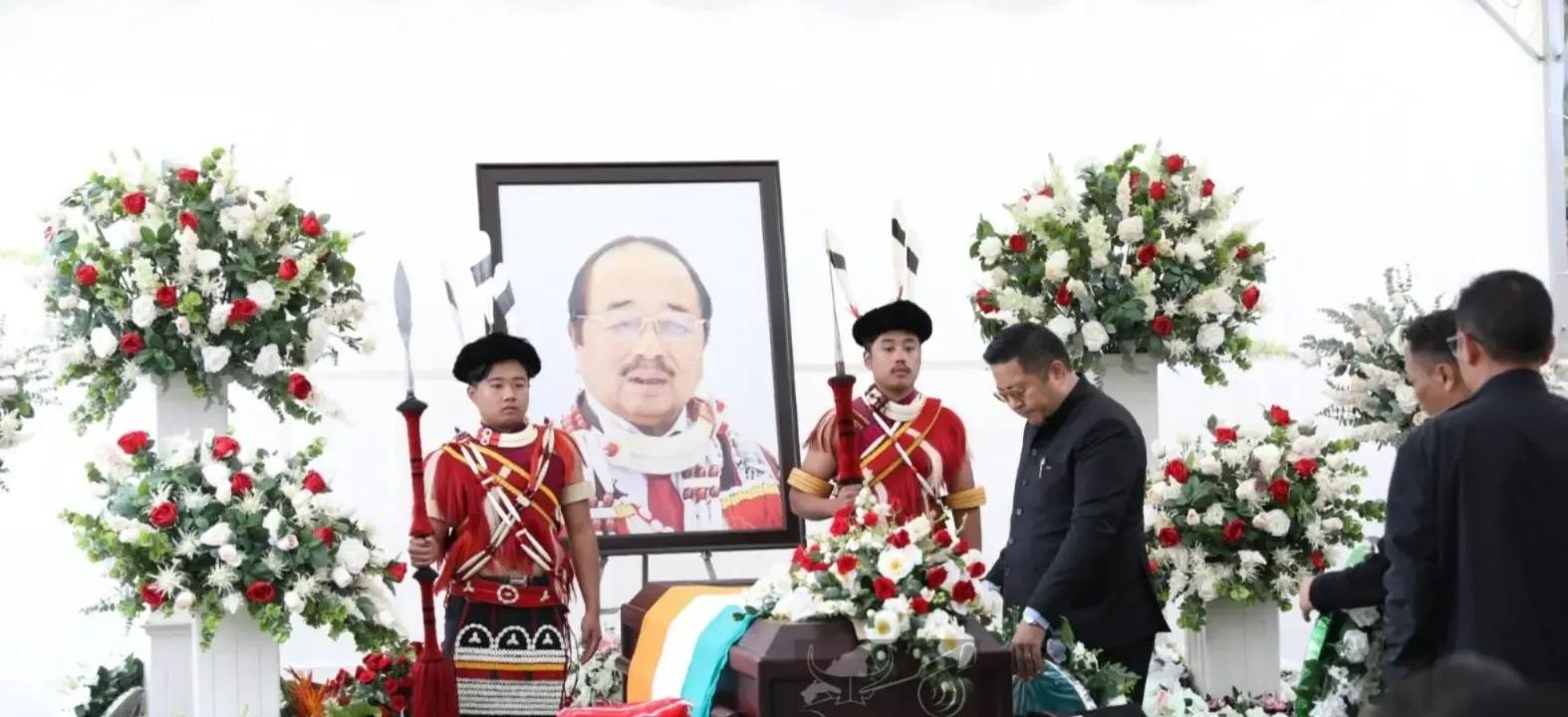 Was Veteran Naga Leader Imkong L. Imchen Honored with a State Funeral in Kohima?