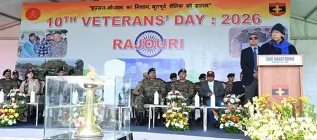 क्या उपराज्यपाल मनोज सिन्हा ने राजौरी में शहीदों को श्रद्धांजलि दी?