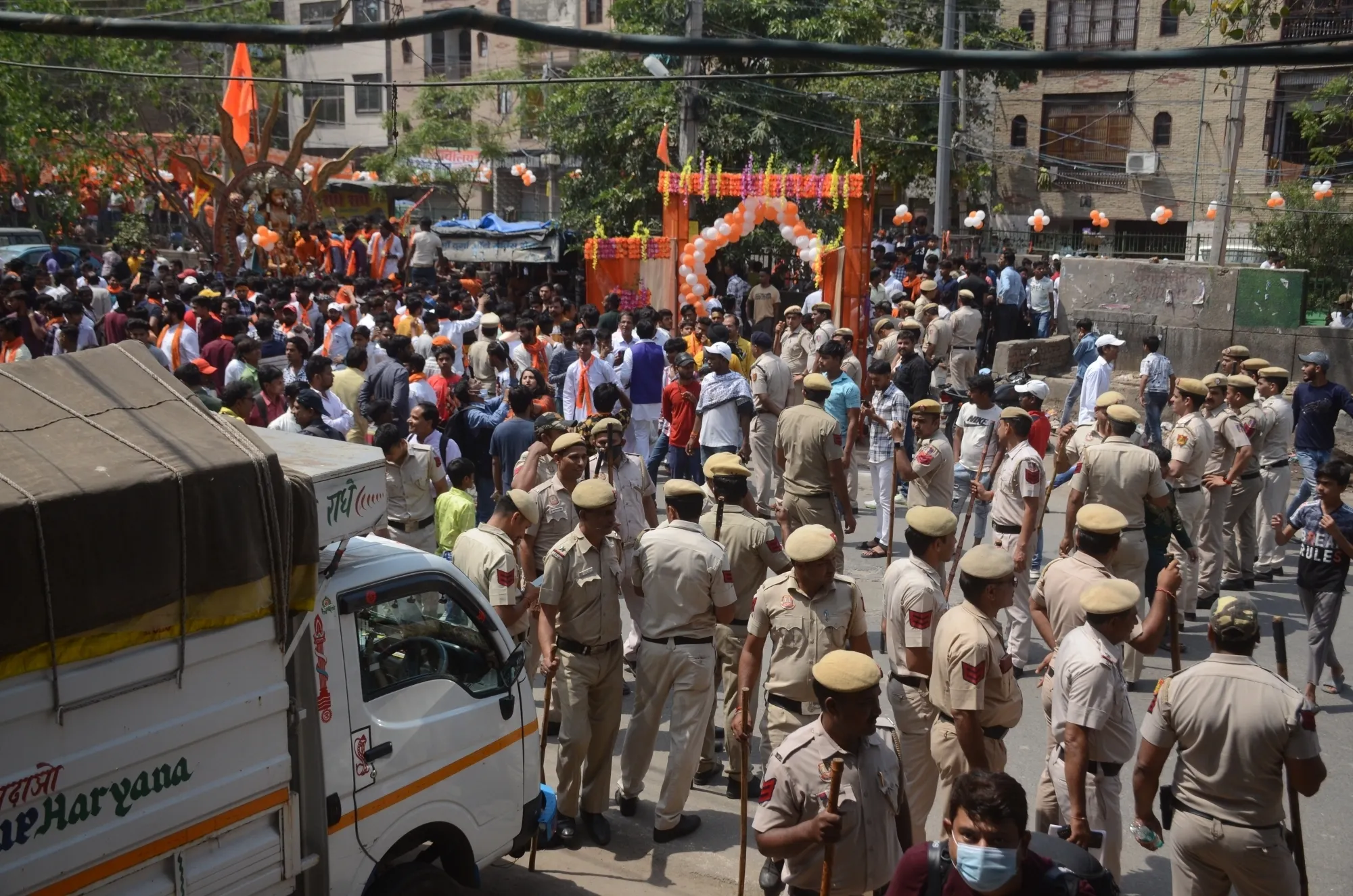 Delhi Police Refuses VHP's Request for Hanuman Jayanti Procession in Jahangirpuri