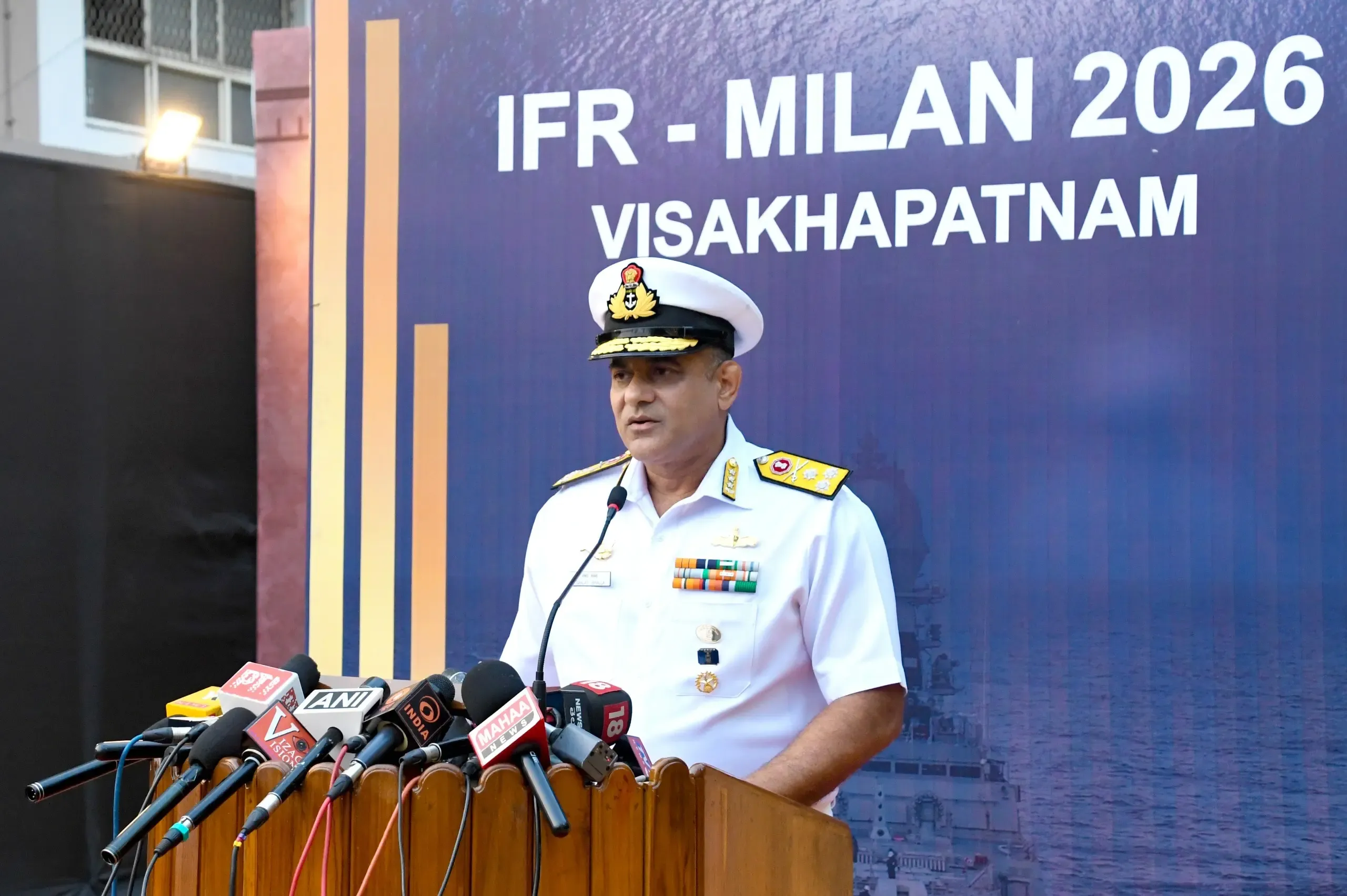 What Did Vice Admiral Sanjay Bhalla Unveil at the Naval Village for Exercise MILAN 2026?