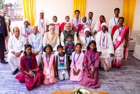 Vice President C.P. Radhakrishnan Pays Tribute at Birsa Munda's Ancestral Village