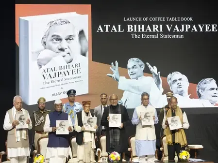 Did Vice President Radhakrishnan Honor Atal Bihari Vajpayee with a New Book Release?