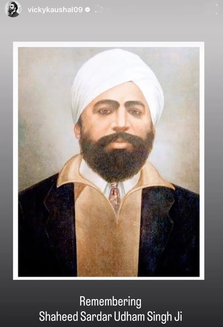 How Did Vicky Kaushal Honor Shaheed Sardar Udham Singh on Martyrdom Day?