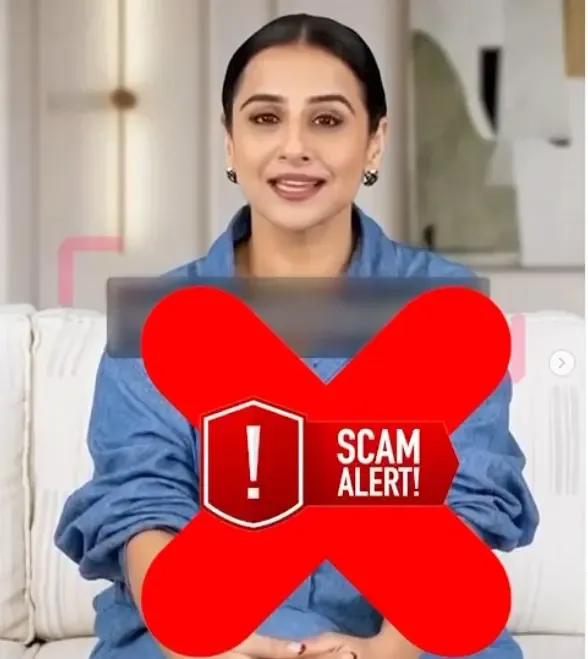 Vidya Balan Warns Followers About Misleading AI Video