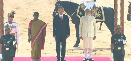 Vietnam President To Lam gets ceremonial welcome at Rashtrapati Bhavan