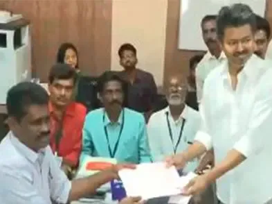 Vijay Submits Nomination in Tiruchy East, Sparks Crowd Excitement and Safety Concerns