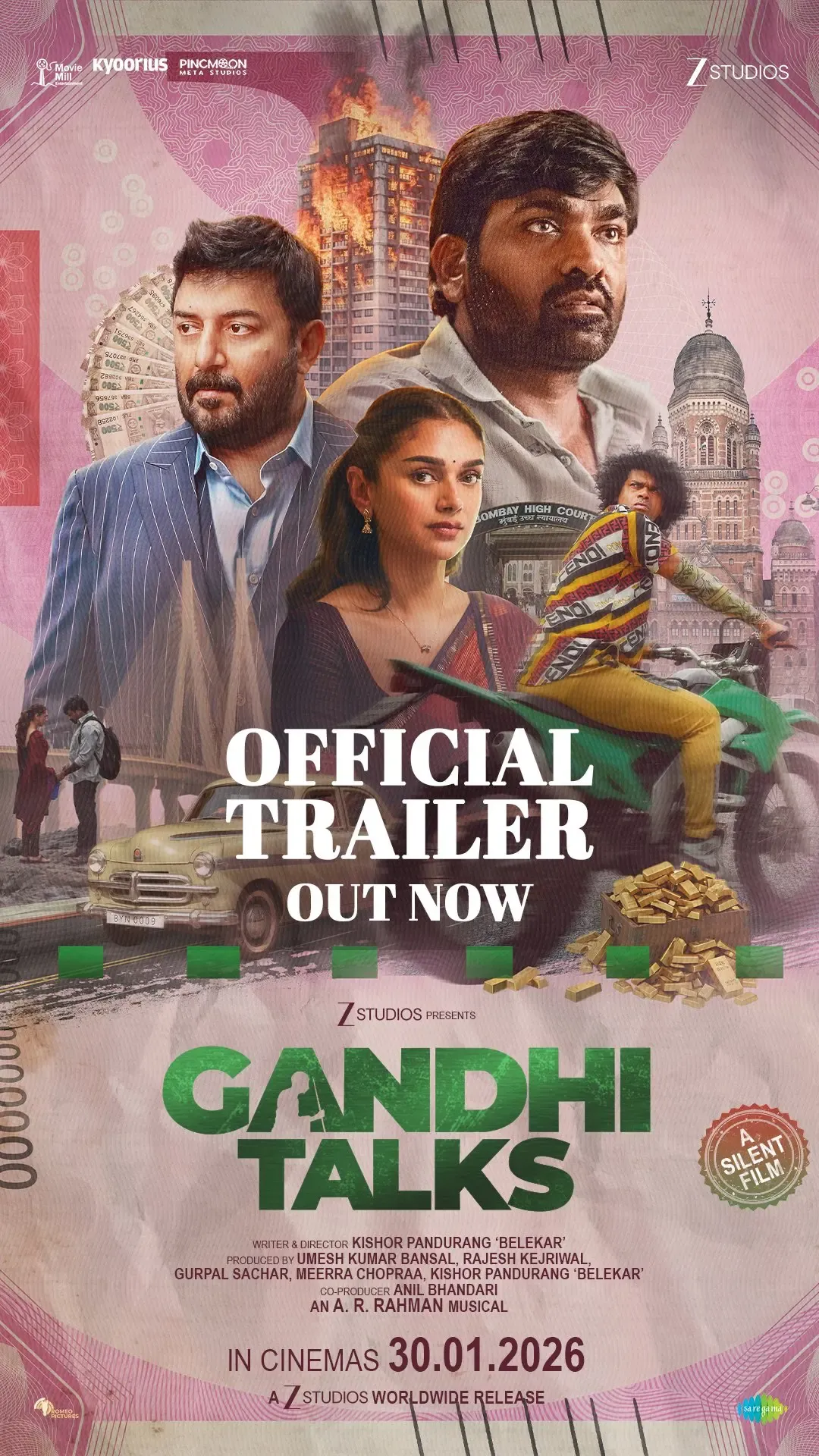 What’s New in Vijay Sethupathi and Aravind Swamy's Gandhi Talks Trailer?