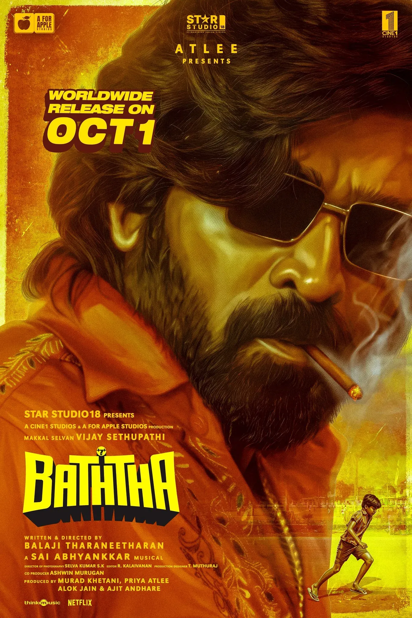 Vijay Sethupathi's 'Baththa' with Balaji Tharaneetharan set for October 1 release
