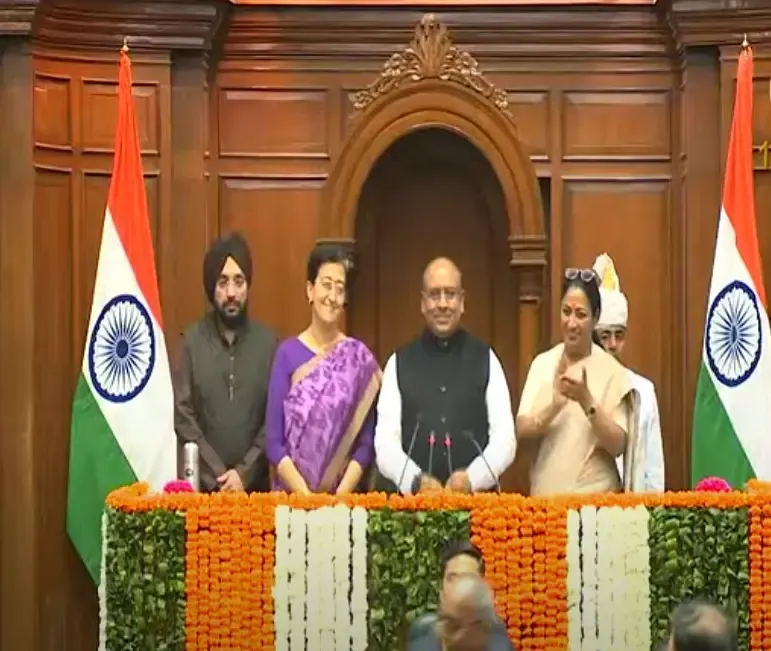 Vijender Gupta Assumes Role as Speaker of Delhi Assembly; Opposition Calls for Adjournment