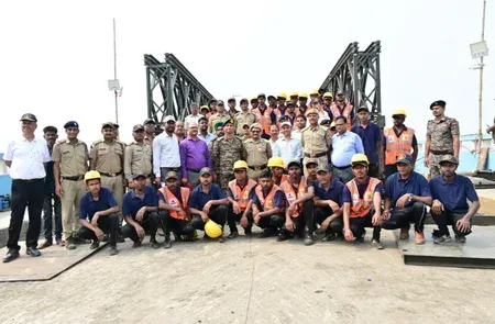 विक्रमशिला सेतु पर BRO ने 170 फीट का बेली ब्रिज किया तैयार, भागलपुर में जल्द बहाल होगी आवाजाही