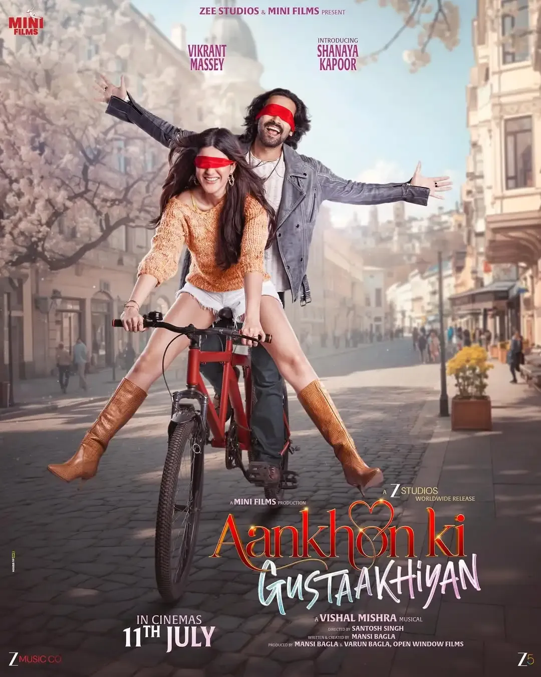 How do Vikrant Massey & Shanaya Kapoor create electrifying chemistry in the 'Aankhon Ki Gustaakhiyan' trailer?