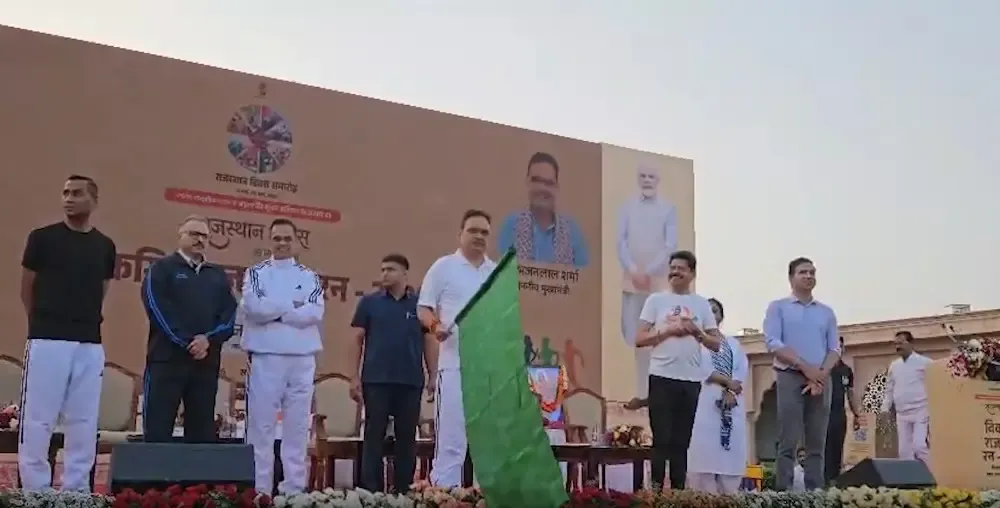 राजस्थान में 'विकसित राजस्थान रन 2026': मुख्यमंत्री भजनलाल शर्मा ने दिखाई हरी झंडी, युवाओं की भागीदारी