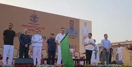 विकसित राजस्थान रन 2026 : मुख्यमंत्री भजनलाल शर्मा ने दिखाई हरी झंडी, हजारों युवा एक साथ दौड़े 