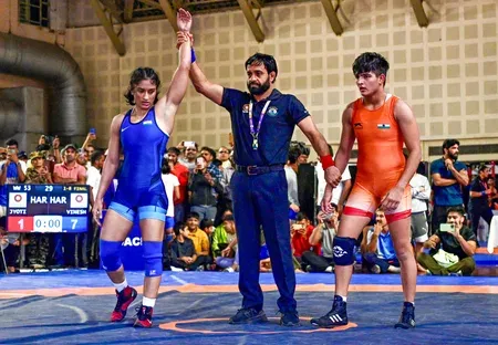 Vinesh Phogat wins 7-1 on return at Asian Games 53kg trials