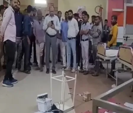 Violence Erupts at Firozabad Trauma Centre Following Patient's Death Amid Accusations of Negligence