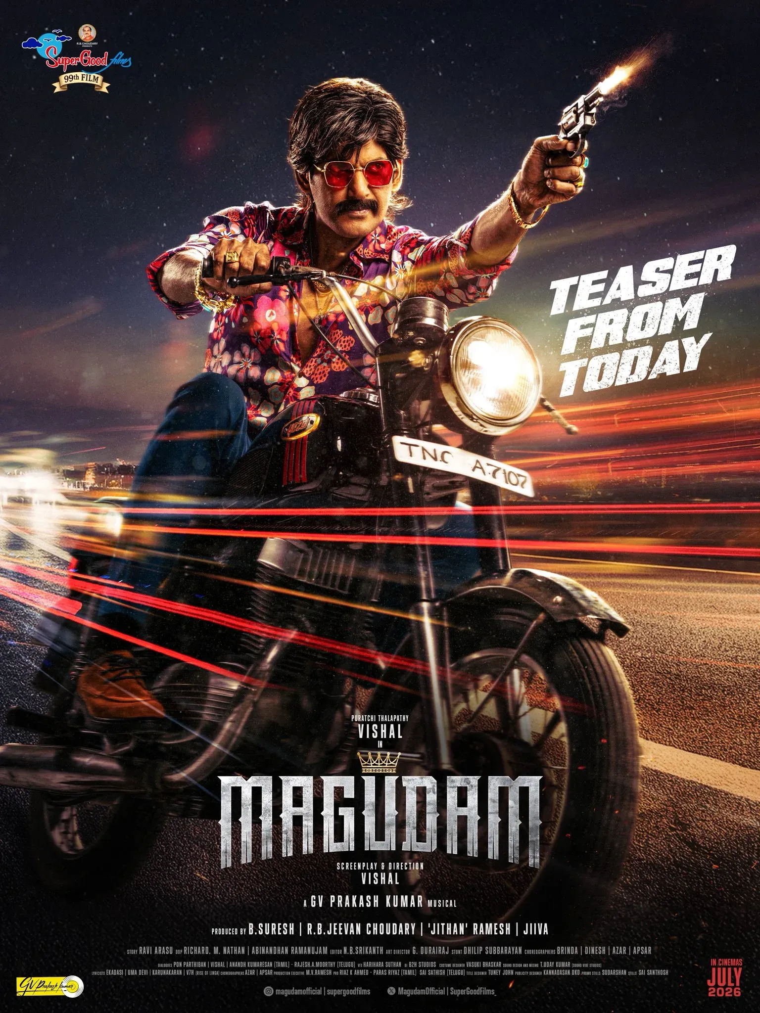 Vishal wraps 'Magudam' shoot, July release confirmed as post production begins