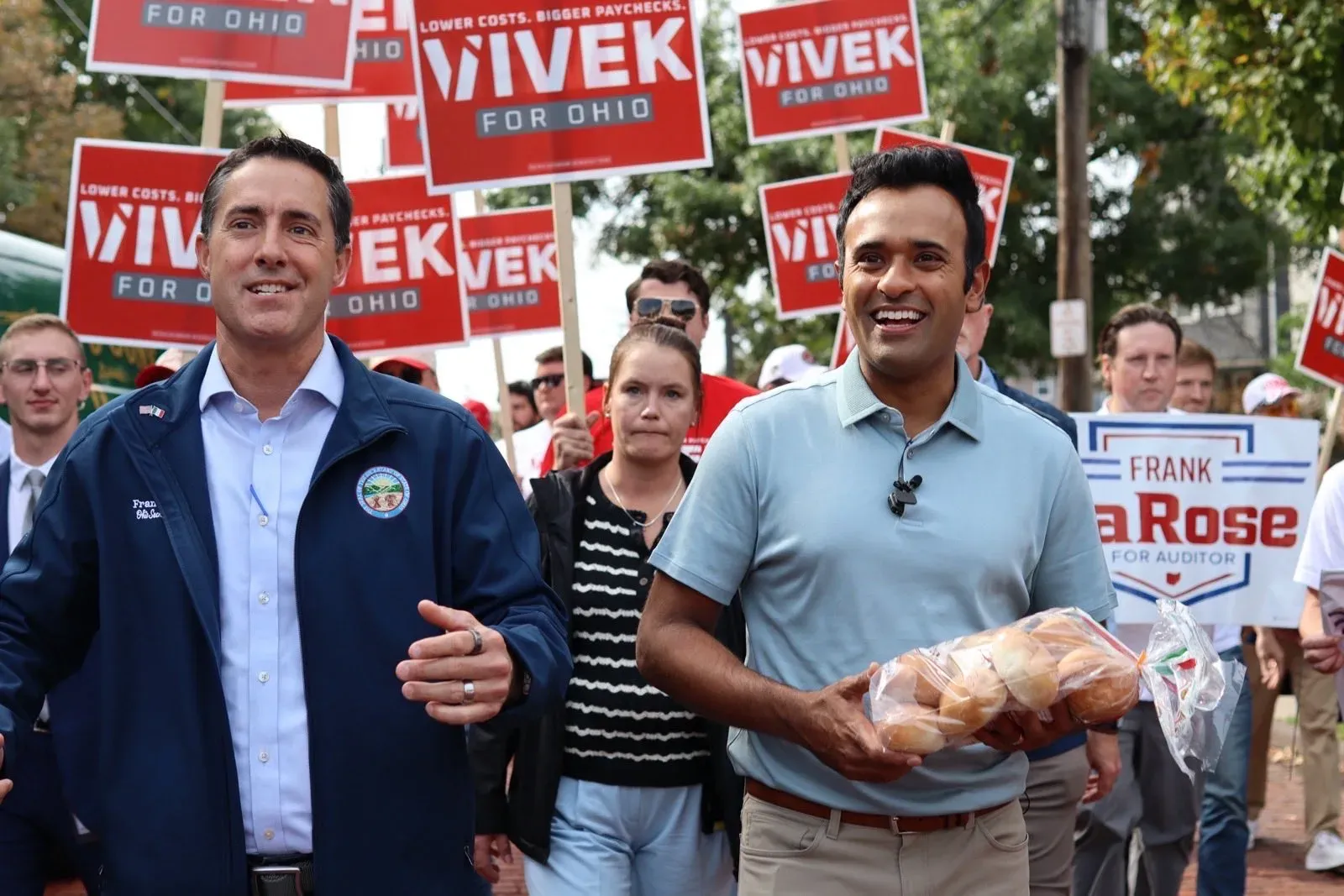 Vivek Ramaswamy Campaigns Across Northeast Ohio