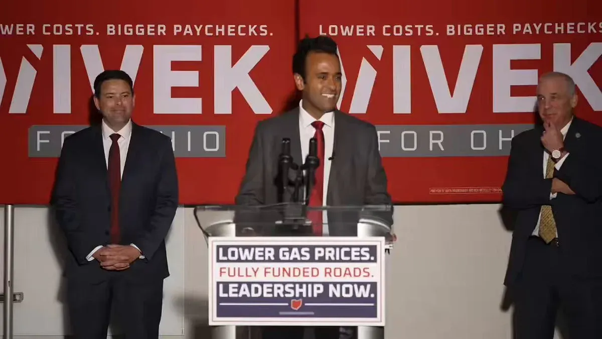 Vivek Ramaswamy Hails Ohio Gas Tax Suspension