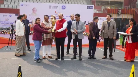 How is VK Saxena Praising the DDA for Sports Infrastructure and Honoring LG Cup 2026 Winners?