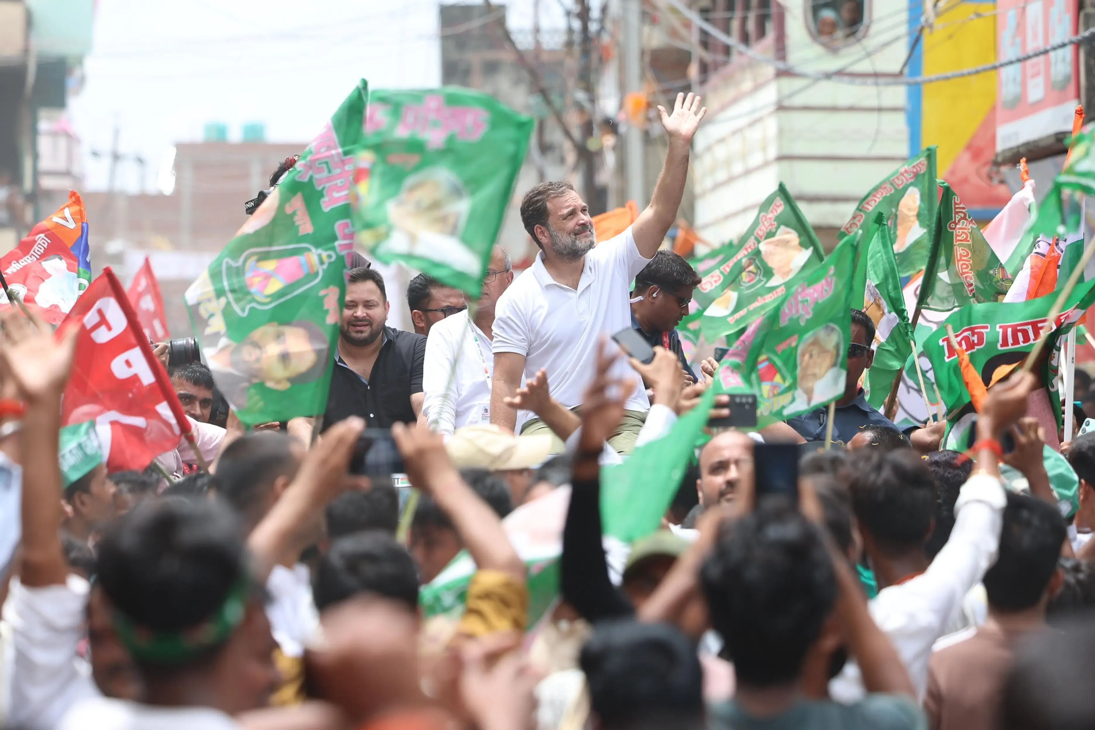 What Happened on Day 2 of the Voter Adhikar Yatra with Rahul Gandhi and Tejashwi Yadav?