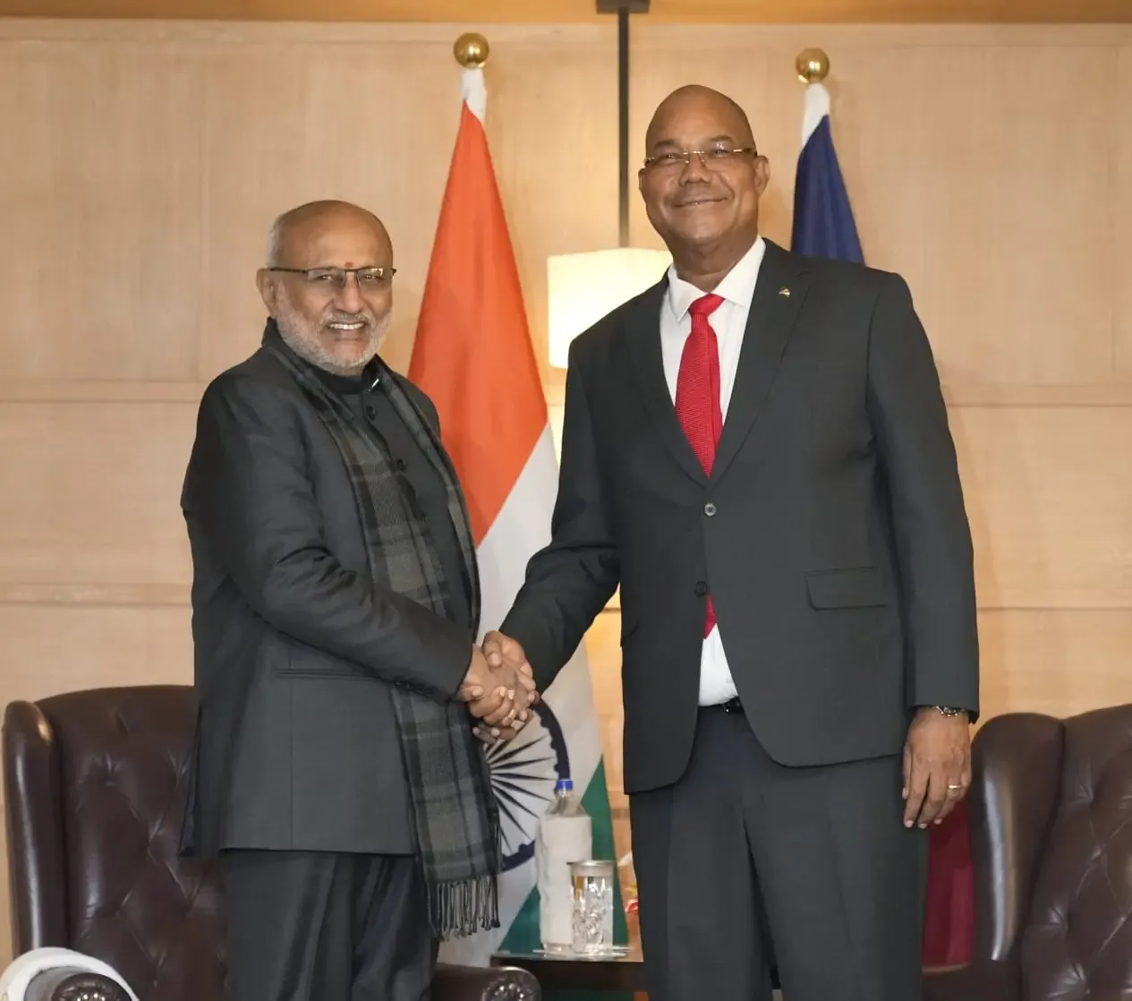 What Did VP Radhakrishnan Discuss During His Meeting with Seychelles President?