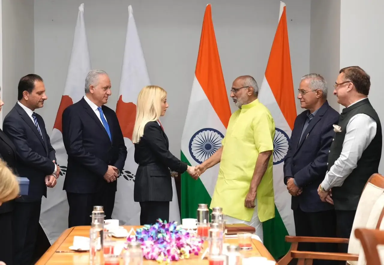 Did VP Radhakrishnan Engage with Cyprus Parliamentary Delegation?