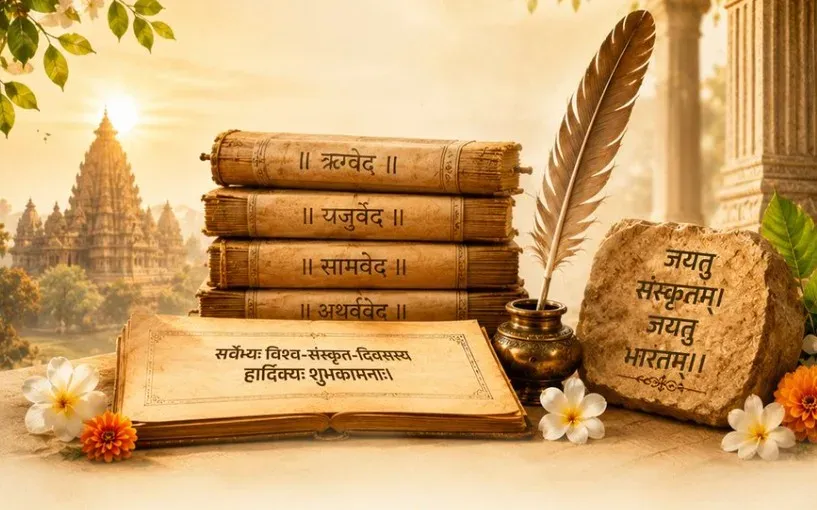 World Sanskrit Day 2025: Modi, VP Radhakrishnan call for preserving ancient language